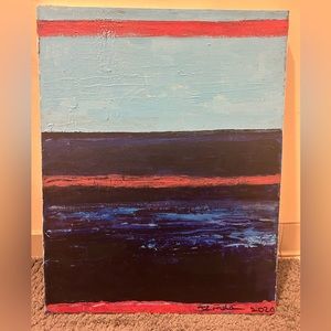 Multi colored “Different perspective” canvas